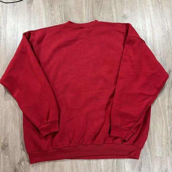 Vintage Disney Mickey Mouse Sweatshirt Men XL Pullover Red‎ Made in USA - Picture 5 of 7